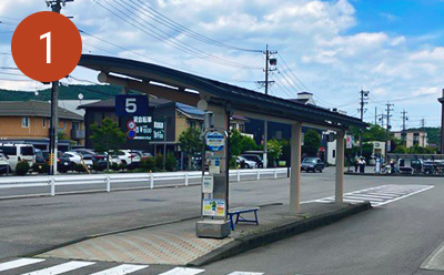 1.軽井沢駅 5番のりばイメージ